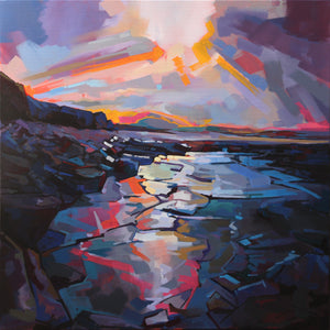 Recent Works - Contemporary art from Ireland. Paintings & prints by Irish seascape & landscape artist Kevin Lowery.