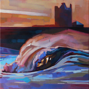 Easkey Left - Contemporary art from Ireland. Paintings & prints by Irish seascape & landscape artist Kevin Lowery.