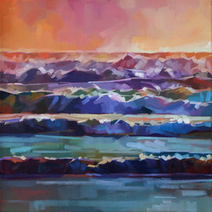 Whitewater At Rossnowlagh Beach II - Pack of 10 Greeting Cards - Contemporary art from Ireland. Paintings & prints by Irish seascape & landscape artist Kevin Lowery.